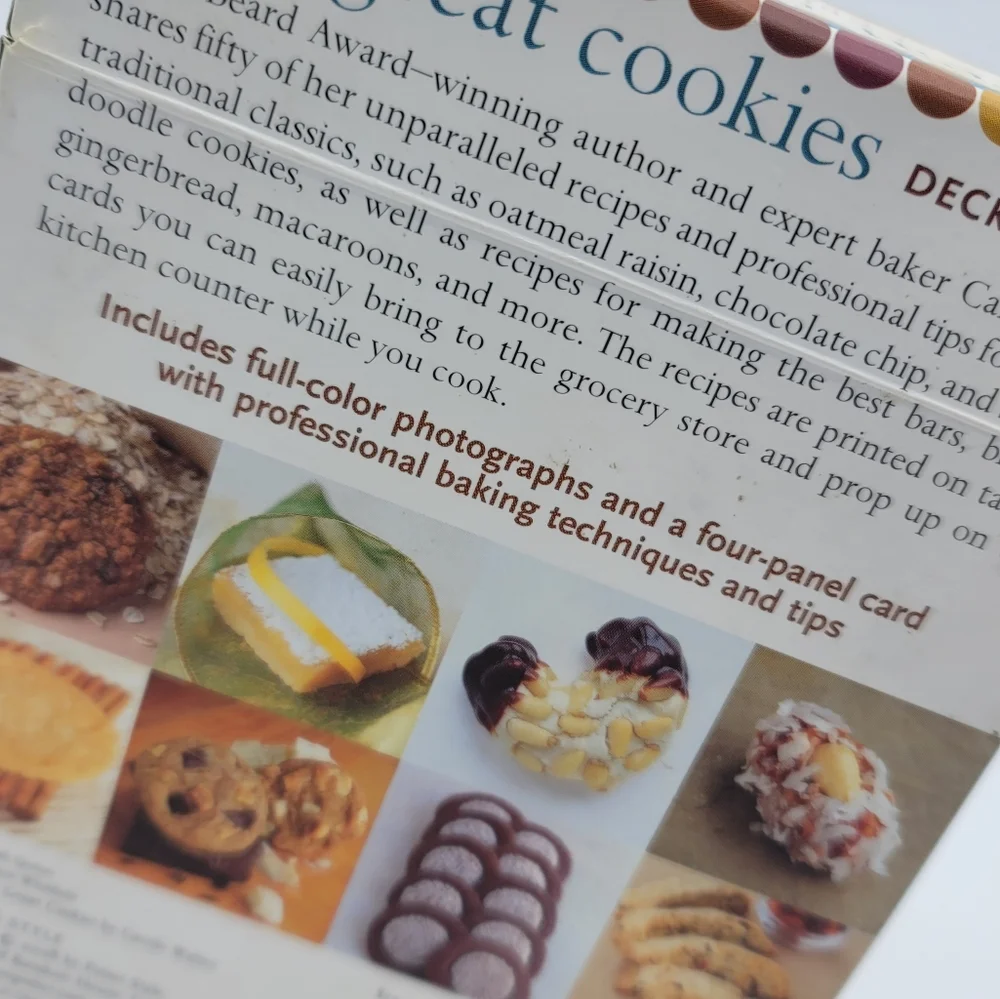 Great Cookies Recipe Card Deck by Carole Walter - 50 Delectable Recipes